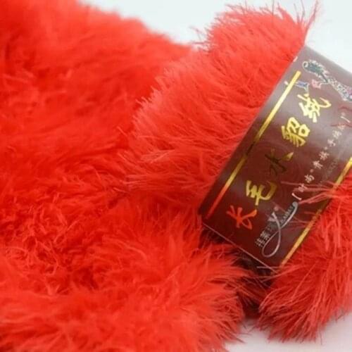 2pcs imitation long wool otter velvet line fur sweater fluff line wholesale otter velvet wool wholesale mink yarn