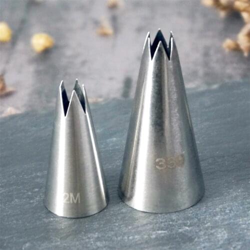 #2M #339 Piping Nozzle Decor Icing Tip Cream Flower Rose Tips Fondant Baking Tool Cake Cupcake Decor Stainless Steel