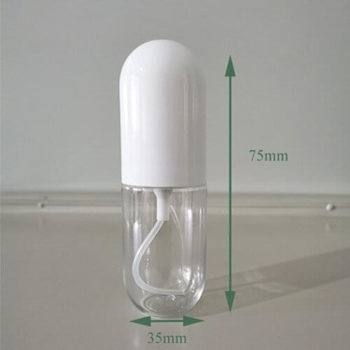 50Pcs/ Portable Hand Sanitizer 40ml Press Bottle Cosmetic Liquid Dispensing Bottle Plastic Spray Bottle