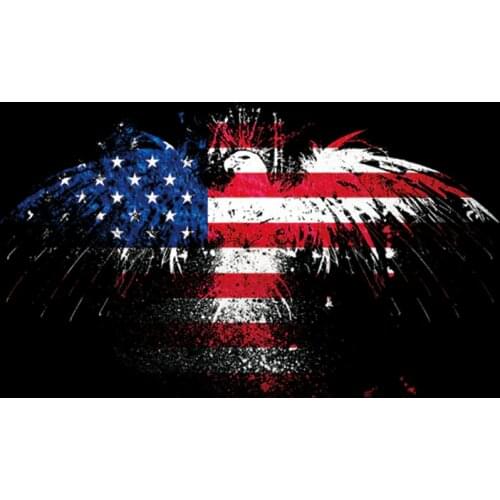 Thermo stickers on clothes Rock graffiti Eagle stripes application of one iron on patches applications for clothing toppe