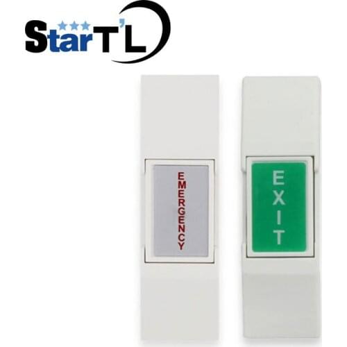 Free Shipping NC/NO/COM Access Control System Door Release Emergency Push Button Switch Exit for Access Controller