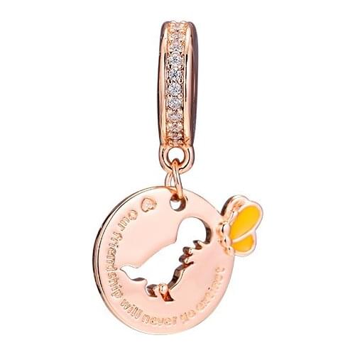 Dinosaur & Butterfly Friendship Beads For Jewelry Making Fits Sterling Silver Charms Bracelet & Bangle Fashion Female DIY Beads