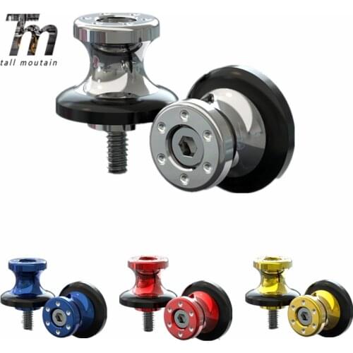 CNC 6MM 8MM Aluminum swingarm spools slider stand screw for honda yamaha suzuki benelli BN600 250 motorcycles slider stand screw