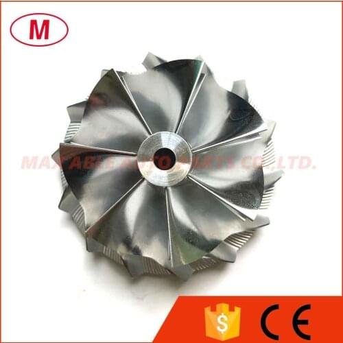 GT15-25 49.15/63.00mm 7+7 blades High Performance Turbo Billet compressor wheel/Aluminum 2618/Milling wheel for turbocharger