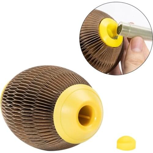 Kitten Indoor Tickle Toy Gifts Interactive Playing Scratcher Cardboard Scratching Ball Catnip Pet Cat Toys