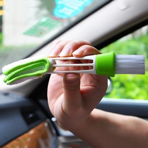 Car Clean Tools Brush Car Air Conditioner Vent Cleaner Brush Instrumentation Dusting Blinds Keyboard Cleaning Car Accessories