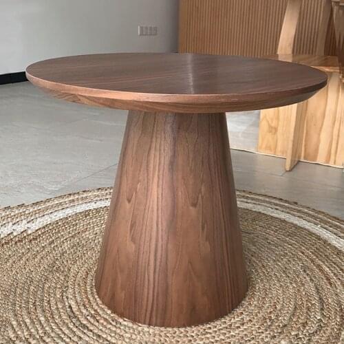 Nordic Coffee Table Solid Wood Modern Creative Corner Table Living Room Sofa Bedroom Dining Table Coffee Round Side Nightstand