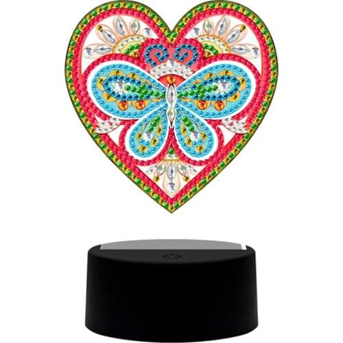 Creative DIY Special Shape Diamond Painting Cross Stitch Embroidery Home Pendant Bedroom Decoration Light Students Hand Tools