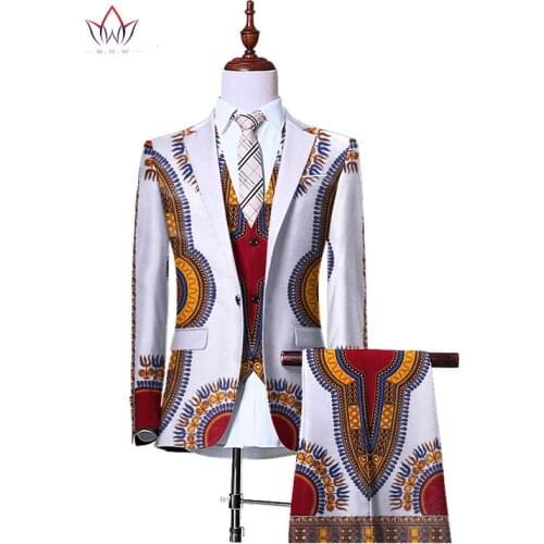 Jacket+Vest+Pants)Blazers for Men 3 Piece Slim Fit Cowboy Wedding Men Suit Retro Gentleman Mens' African Clothing 6XL WYN230