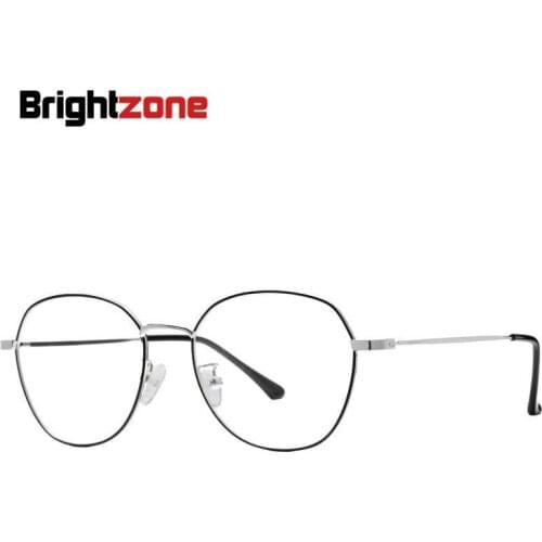 Brightzone Fashion Irregular Spectacle Frame Men Women Computer Eyeglasses Vision Myopia Glassess Anti Blue Light Radiation