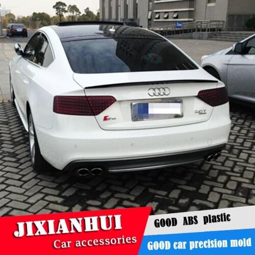 For Audi A5 Spoiler 2007-2014 Audi A5 C Spoiler ACKXV ABS plastic Material Car Rear Wing Color Rear Spoiler