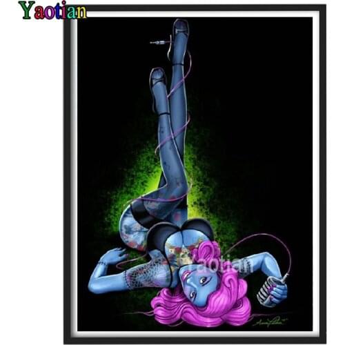 Rhinestone Painting Crystal Painting Diy Diamond Painting "Sexy Beauty" 3D Cross Stitch Diamond Embroidery Hobbies and Crafts