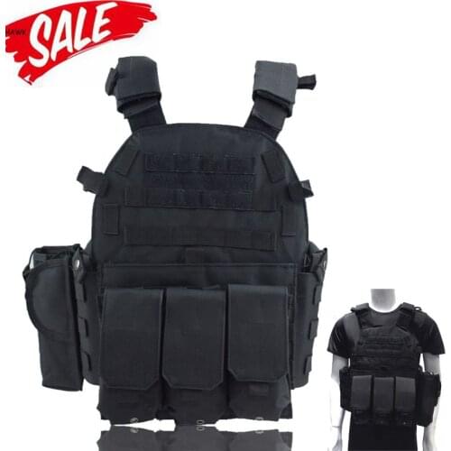 Tactical Airsoft Vest Molle Combat Military Vest Assault Plate Carrier Paintball Protective Equipment Weight Hunting Gear Vest