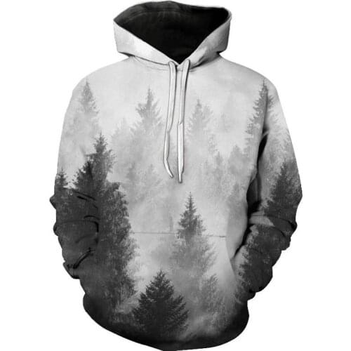 Landscape Hoodie Sudaderas Hombre Sweatshirt Hoodies Man Women Anime Men Clothing Clothes 2020 Streetwear Homme Ropa Sudadera