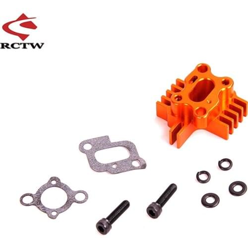 CNC Alloy Intake Manifold Set for 23-30.5CC Gas Engine Zenoah CY for 1/5 Hpi Rovan Km Mcd Fg Gtb Racing Baja Losi Rc Car Parts