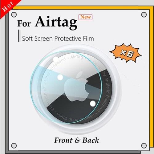 Premium Tpu Protector Film For Airtag Tracker Skin Screen Protective Film Sticker For Apple Airtags Device Holder Package Case
