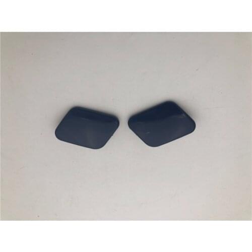 1Pair Front Bumper Headlight Lamp Washer Jet Nozzle Cover Caps For Nissan Qashqai 2010-2013