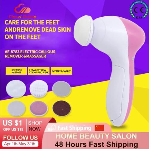 7 in 1 Professional Foot Care Kit 2 Mode Foot Grinder Electronic Foot File Pedicure Tool Callus Remover Feet Care Sander 7 Brush