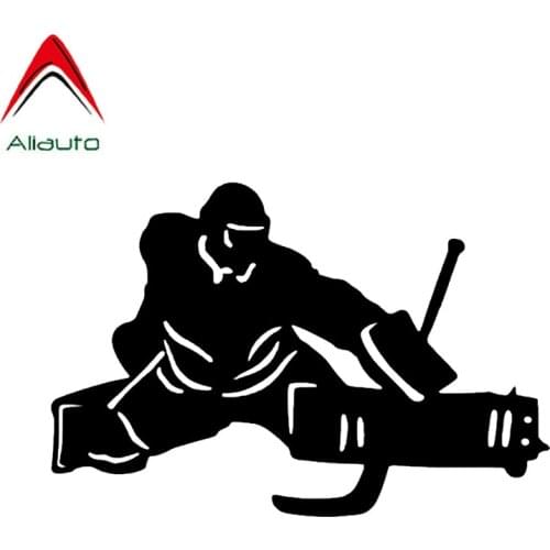 Aliauto Interesting Hockey Car Stickers Vinyl Decor High Quality Silhouette Waterproof Reflective Decal Accessories,15cm*10cm