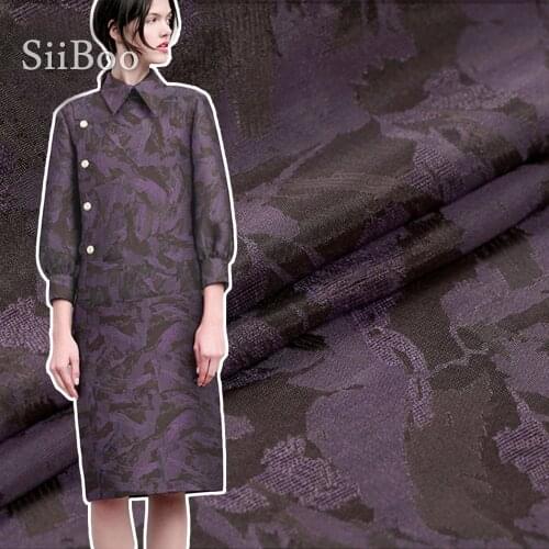 American style designer jacquard brocade fabric for dress coat yarn dyed cloth tissue fabric for sewing tela tejido SP3830