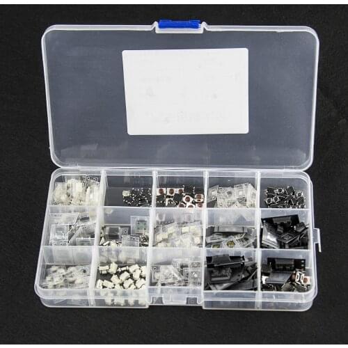 OkeyTech 300pcs/lot Car Remote Key Shell Touch Micro Swicth Buttons Tactile Kit For Citroen Peugeot Opel Hyundai Toyota Nissan