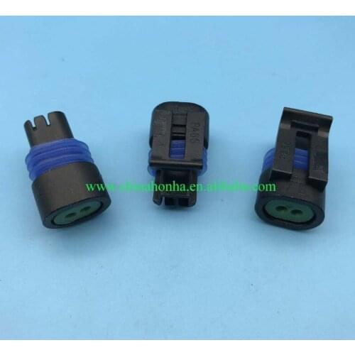 Free shipping 10pcs for Delphi 2pin Female Sensor Connector Sealed Auto Connector 12162195 12162193