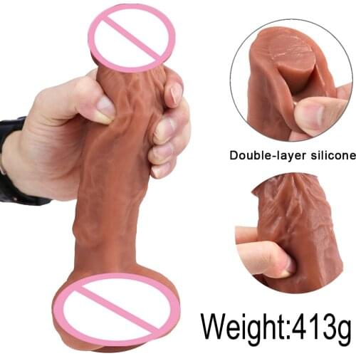 Big Soft Dildo Realistic Suction Cup Penis Lesbian Strapon Faloimitator Dick Huge Silicon Dildos For Women Gay Dildio Sex Toys
