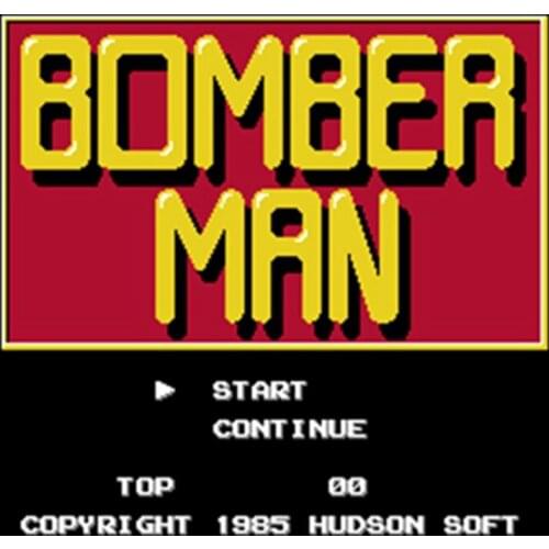 Bomber Man 60 Pins English Version Game Cartridge for 8 Bit 60pin Game Console
