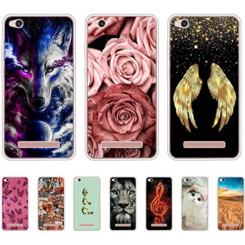 For Xiaomi Redmi 4A 5A Case 5.0 Silicone TPU Phone Cases For Xiaomi Redmi 4A Back Cover for Redmi A4 5A Funda Coque