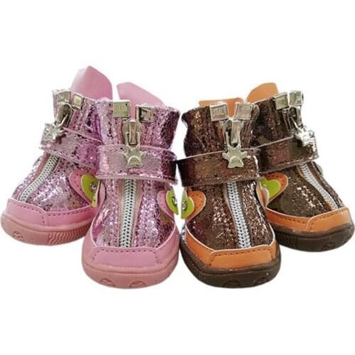 Pet Breathable Soft Bottom Anti-slide Shoes, Reflective Breathable Mesh Dog Boots For Small Dogs Anti Slip Pet Dog Shoes