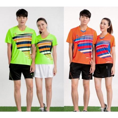 New Tennis shirts +shorts Men /Women, Badminton shirt sets , Table tennis t shirts, Table Tennis Jerseys ,Sports Running shirts