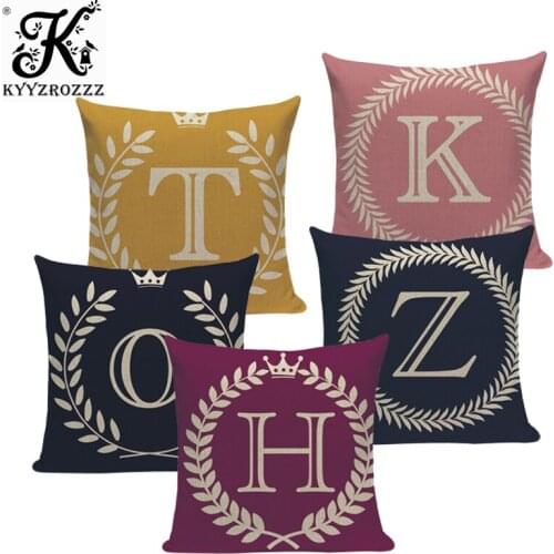 Colorful Nordic Style Letter Kussenhoes Sofa Seat Car Seat Farmhouse Pillows Gift Pillow Case Covers Home Office Furniture Decor