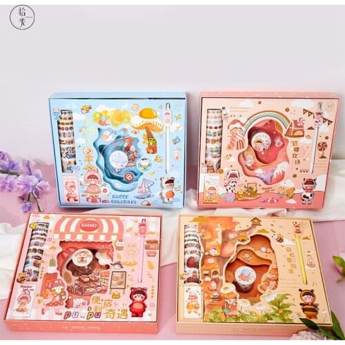 Adventures At the Convenience Store Stickers For Scrapbooking DIY Journal Cell Phone Cartoon Decorative Student Stationary Gifts