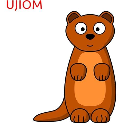UJIOM Funny Weasel Sticker Cartoon Stickers Bedroom Art Decoration Removable Decals Murals Pictures Home Decor Wallpaper