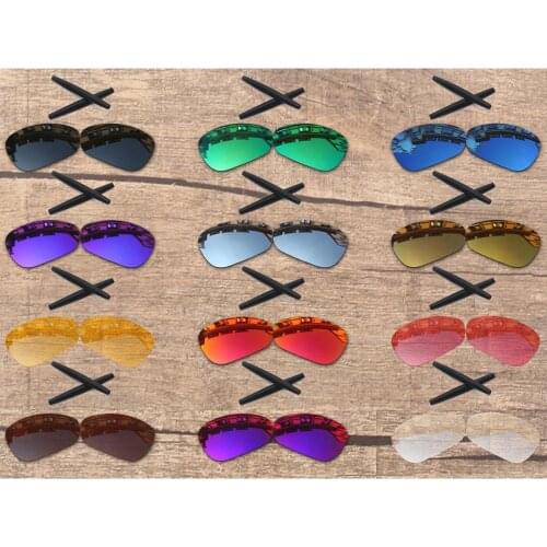 Vonxyz 20+ Color Choices Polarized Replacement Lenses & Ear Socks for-Oakley Crosshair 1.0 Frame