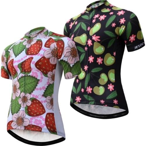 Cycling Jersey Women Quick-dry Breathable MTB Bike Jersey Shirt Maillot Ciclismo Short Sleeve Pro Team Cycling Clothing