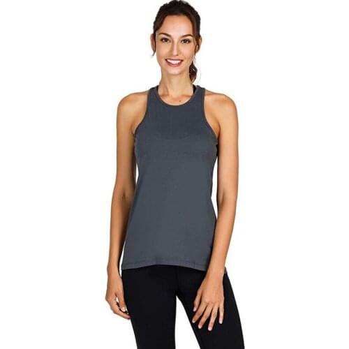 2019 Spring Summer Women Sports Vest Sleeveless Top Tank Quick Dry Sports Shirt Running Fitness Top Shirt Gym Clothes