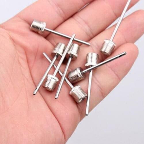 10Pcs Inflating Pins Standard Portable Metal Ball Air Pump Needles for Footballs Outdoor Sports Accessories