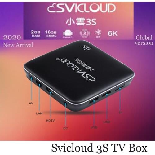 2020 latest version Singapore Starhub Fiber TV Box SVICloud3S 2GB 16GB 6K UHD smart tv Box for SG MY korea Japan HK Taiwan