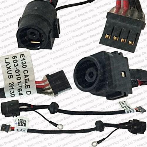 5 pieces/LOT 100% Original New Laptop DC Power Jack Socket Connector Cable harness for SONY Notebook P/N: E130 603-0101-7644_A