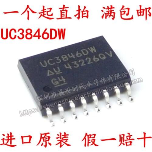 5/PCS NEW New Imported Original Uc3846dw Uc3846 Sop-16 SMD Voltage Regulator DC Switching Controller