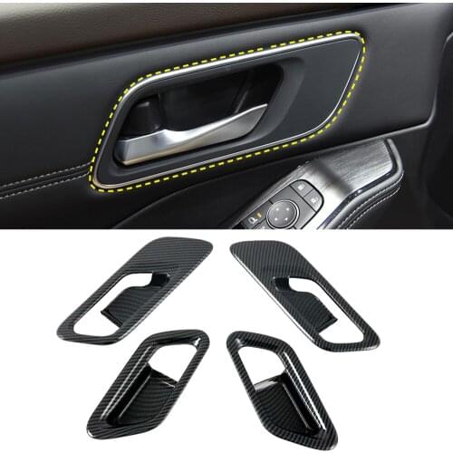 Car Inner Door Handle Cover Door Bowl Frame Trim Sticker for Nissan Rogue X-Trail Xtrail T33 2021 2022 Interior Accessories