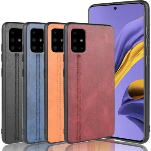 Anti-sweat Ultra Thin Leather Bag Cover for Samsung Galaxy S20 Fe 5G A21S A31 A41 A51 A71 A81 A91 Note 20 S10 Anti-scratch Case