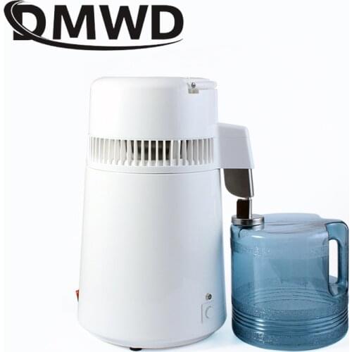 110V/220V Water Distiller 4L Stainless Steel Liner Adjustable Temperature Digital Control Distilled Purified Machine Dispenser