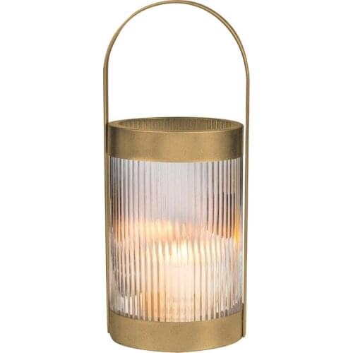 Elegant Simple Candle Holders Modern Luxury Glass Cylinder Candle Jar Metal Centro De Mesa Dinning Table Decoration EA60ZT