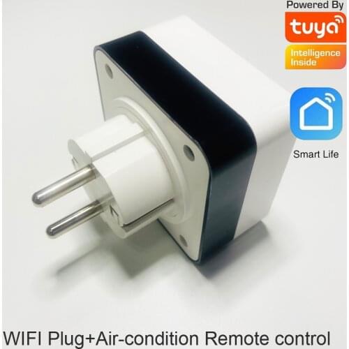 100-240VAC Residential 16A EU Tuya WIFI Plug Infrared remote control for Air condition smart life WIFI socket IFTTT google alexa