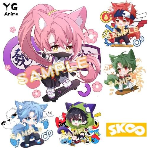 Anime SK8 the Infinity Keychain Figure Cosplay Reki Kyan Langa Hasegawa Miya Cheery Blossom Key Ring Fans Collection Props Gift