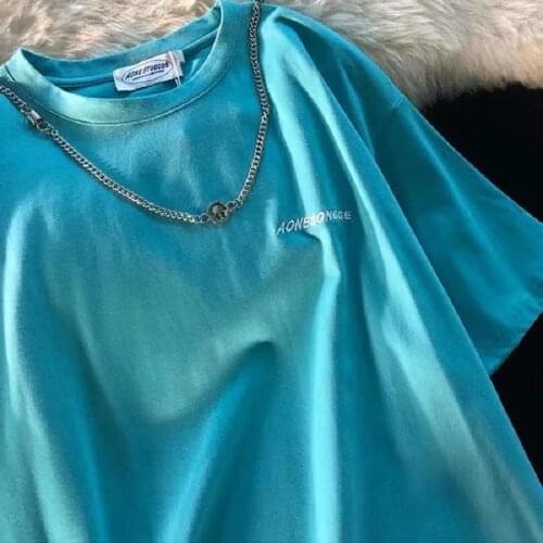 Summer T Shirt Women Cotton New Garment Of Female Students Summer Leisure Short Sleeve T-shirt 2021 Harajuku Tshirt WBXCM62