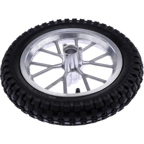 12.5x2.75 Alloy Mini Moto Pocket Dirt Bike Rear Wheel Rim Inner Tube Set