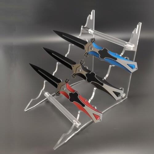 Transparent Acrylic Display Stand Plexiglass Display Holder For Knife EDC Tool Holders Display knife Stands